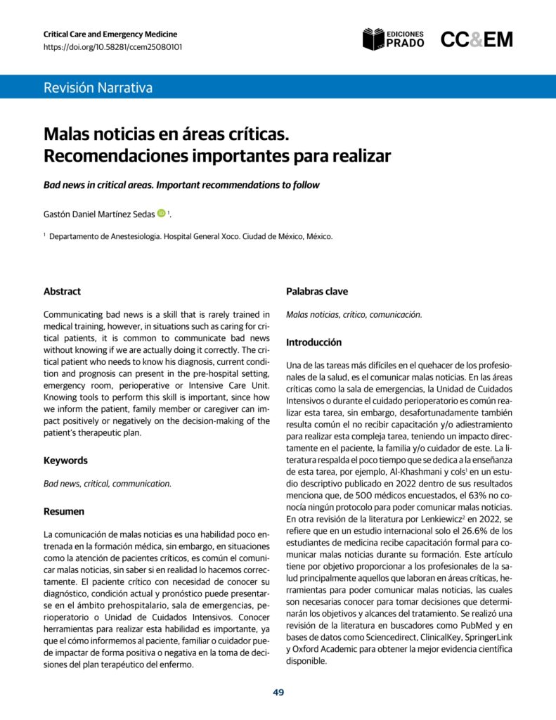 Malas noticias en áreas críticas.Recomendaciones importantes para realizar